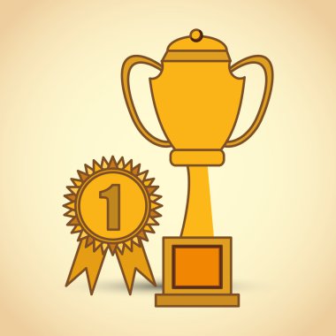 Kazanan simgesi tasarım