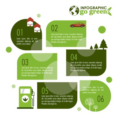 Ekoloji Infographic tasarım