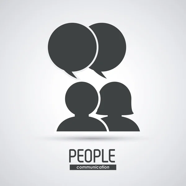People icon design — Stock Vector