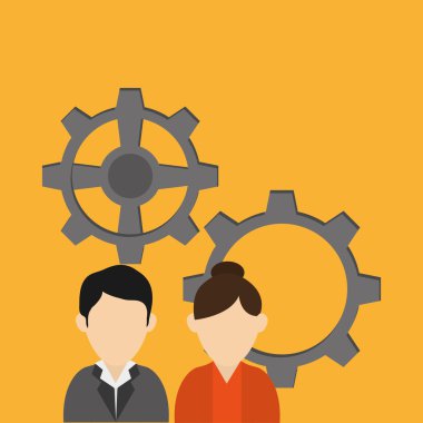 Ekip çalışması simgesi tasarım