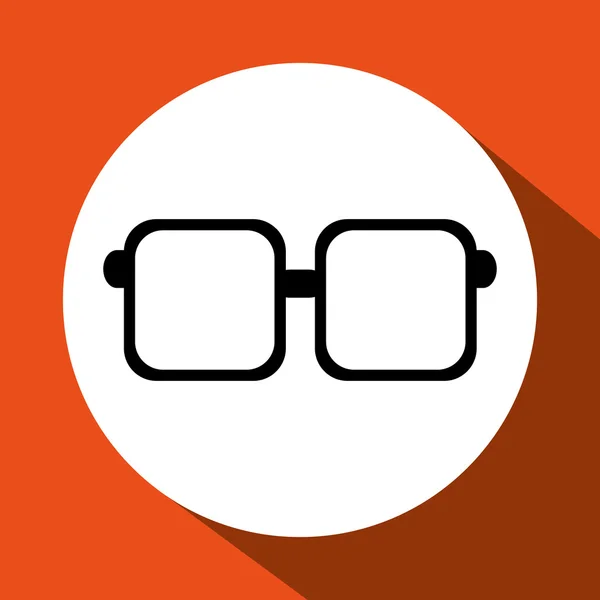 Okulary ikona designu — Wektor stockowy