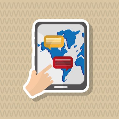 İletişim simgesi tasarım