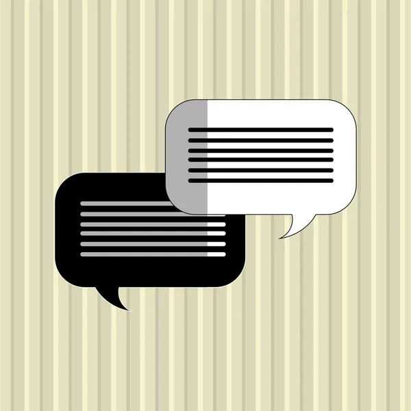Diseño de iconos de comunicación — Vector de stock