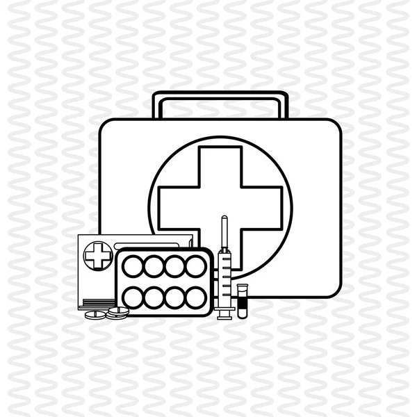 Design de cuidados médicos —  Vetores de Stock