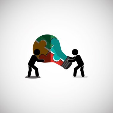 Ekip çalışması simgesi tasarım