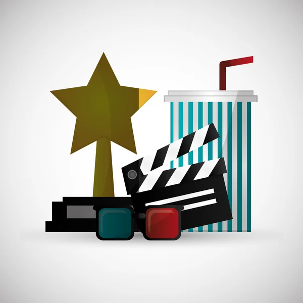 Cinema icon design — Stock Vector