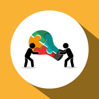 Ekip çalışması simgesi tasarım