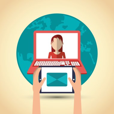 Teknoloji tasarım, vektör çizim