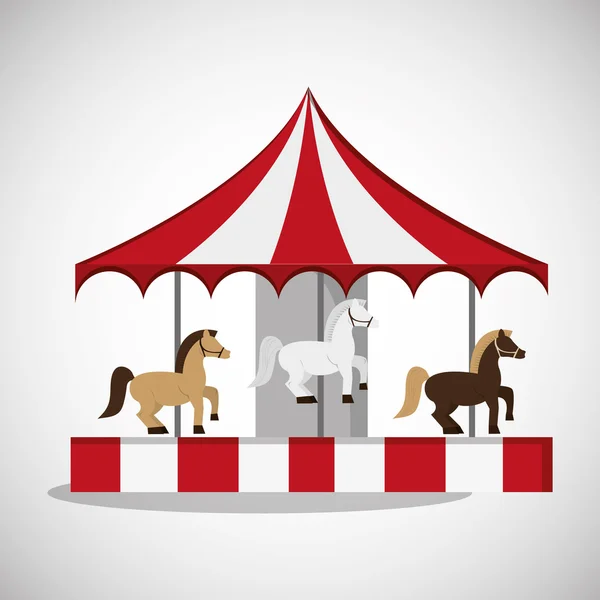Design de circo e carnaval —  Vetores de Stock