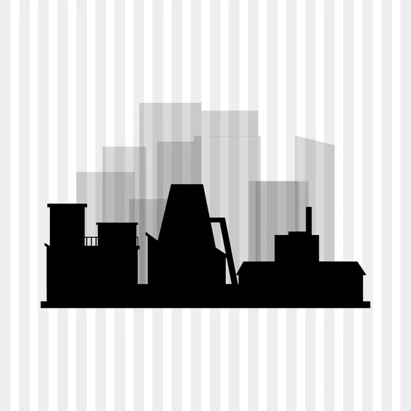 Diseño de iconos industriales — Vector de stock