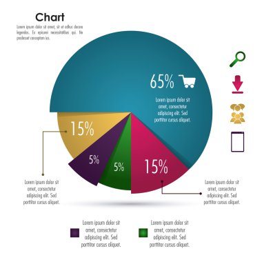 Infographic simgesi tasarım