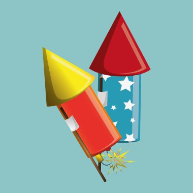 Havai fişek simgesi tasarım