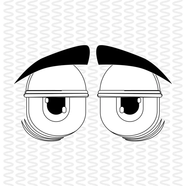 Cartoon face design — Stock Vector