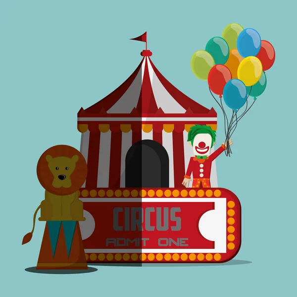 Cirkus a Karneval design — Stockový vektor