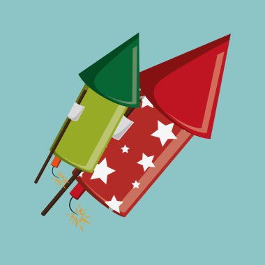 Havai fişek simgesi tasarım