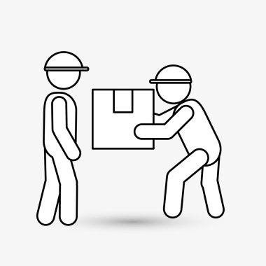 Teslimat simgesi tasarım