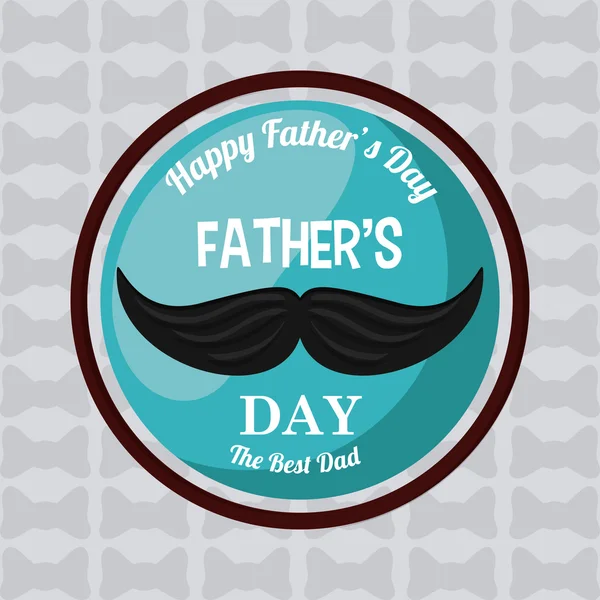 Happy fäder dag design — Stock vektor
