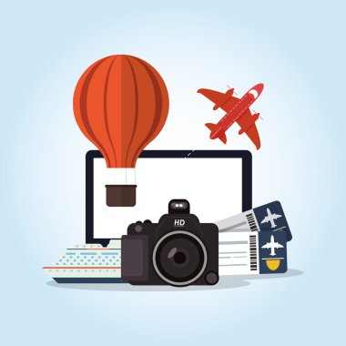 seyahat etmek simge tasarım