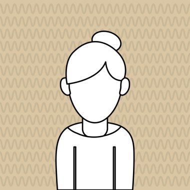 kadın tasarım, vektör çizim