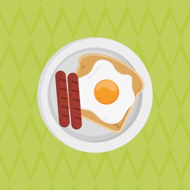 Kahvaltı simgesi tasarım