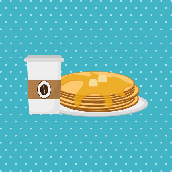 Design de ícone de café da manhã — Vetor de Stock