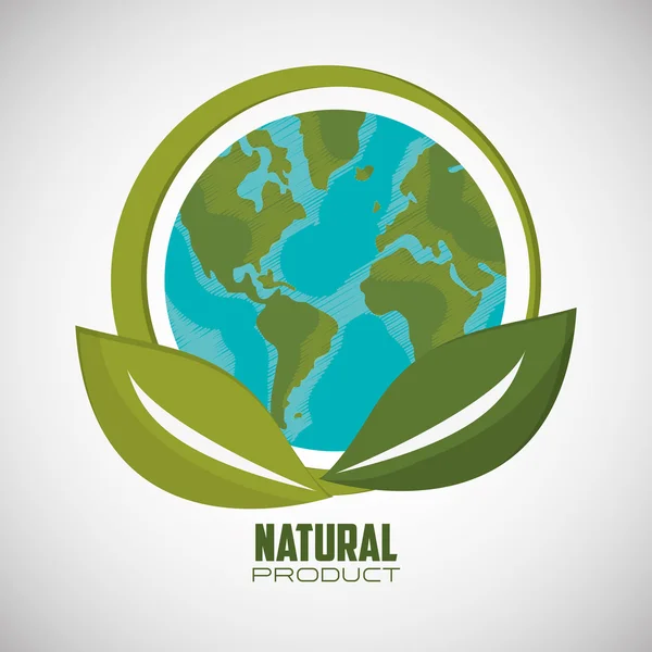 Природний та екологічний дизайн — стоковий вектор