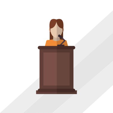 Hukuk ve adalet simgesi tasarım