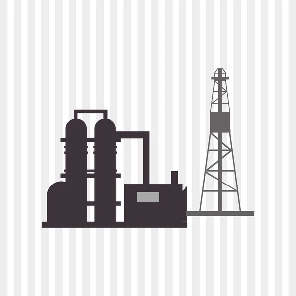 Progettazione industria petrolifera — Vettoriale Stock