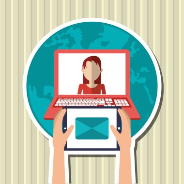 Teknoloji tasarım, vektör çizim