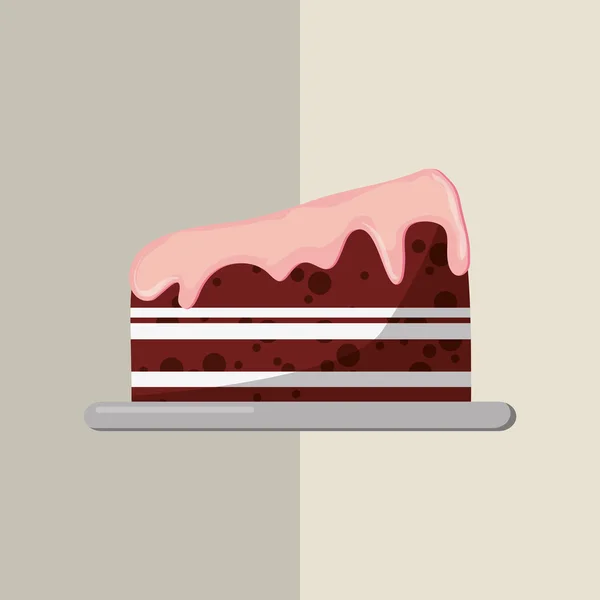 Conception icône gâteau — Image vectorielle