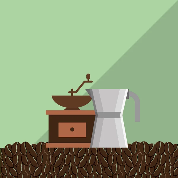 Design de café — Image vectorielle
