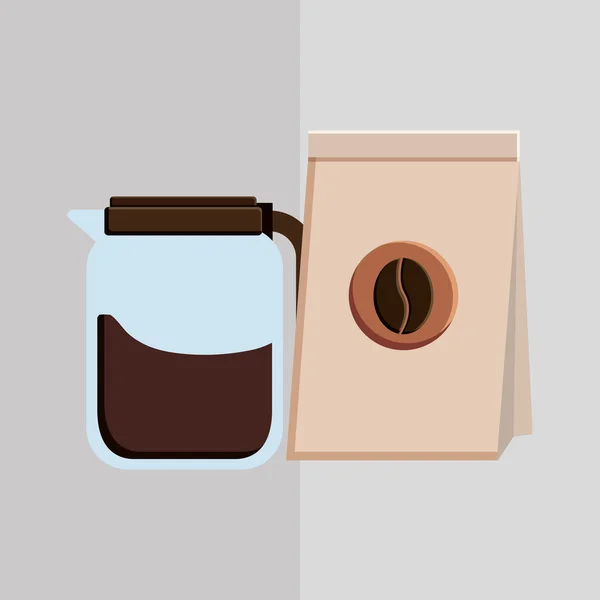 Coffee shop design — Stock Vector