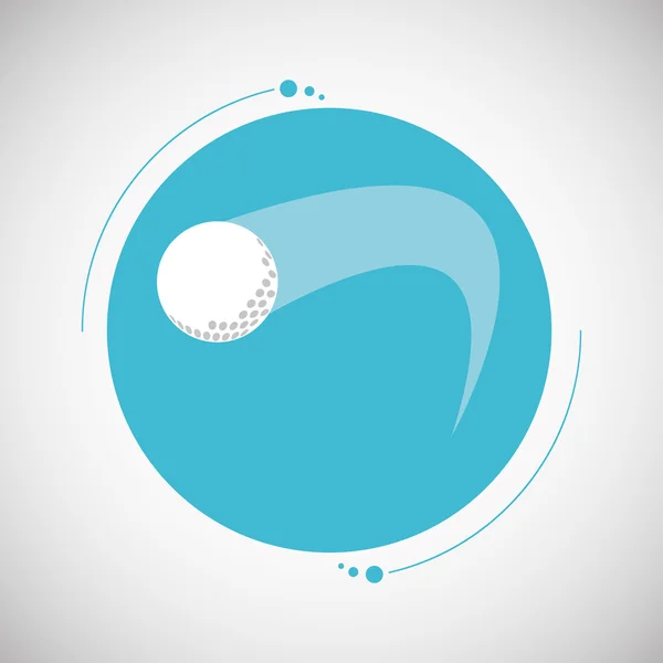 Diseño de icono de golf — Vector de stock