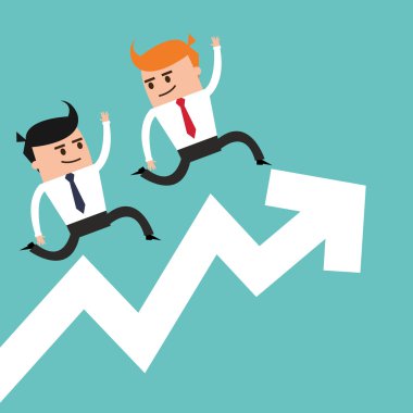 Proje ve strateji tasarım, işadamı karikatür kavramı