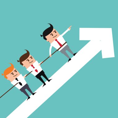 Proje ve strateji tasarım, işadamı karikatür kavramı