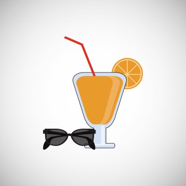 Tatil simgesi tasarım