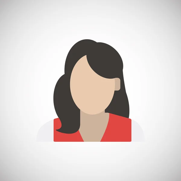 Vrouw pictogram ontwerp — Stockvector