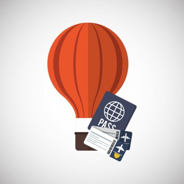 Tatil simgesi tasarım