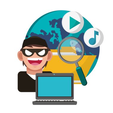 Siber Güvenlik ve laptop tasarım