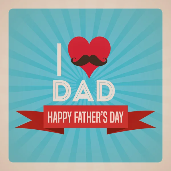 Счастливый день отцов — стоковый вектор