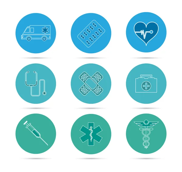 Medical care design, Vector illustration — Stock Vector