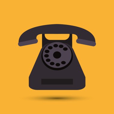 telefon ve müşteri hizmet simgesi tasarım