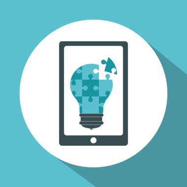 Bulmaca simgesi tasarım