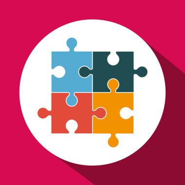 Bulmaca simgesi tasarım