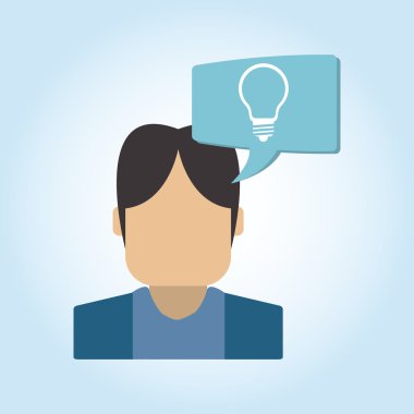 Büyük fikir simgesi tasarım