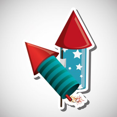 Havai fişek simgesi tasarım