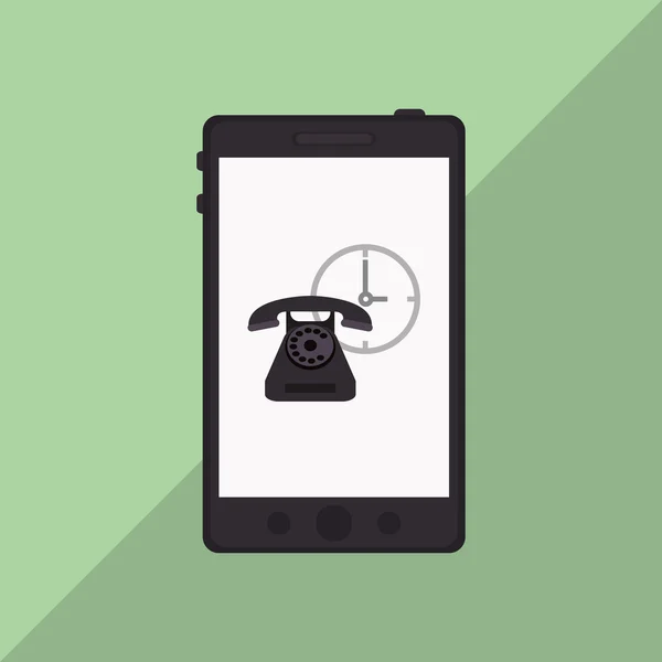 Smartphone pictogram ontwerp — Stockvector