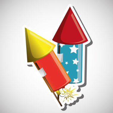 Havai fişek simgesi tasarım