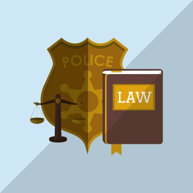 Hukuk ve adalet simgesi tasarım