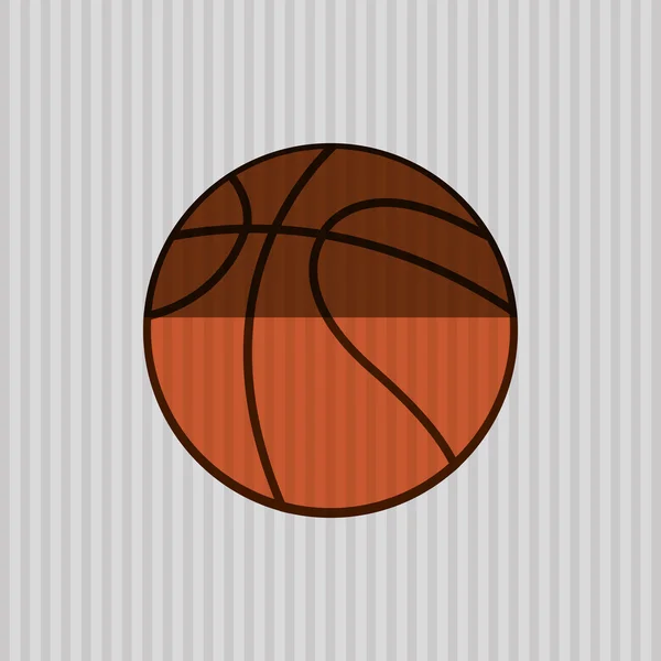 Conception icône de basket-ball — Image vectorielle